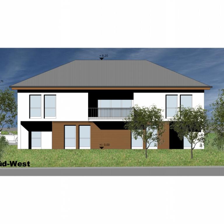 neubau 3-familienwohnhaus