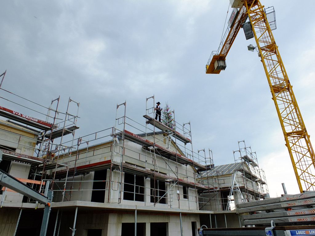 Richtfest 8-gruppiger Kindergarten, Erlensee - weber + elsässer